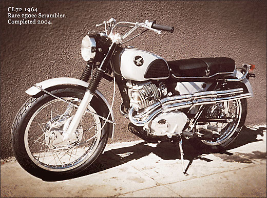 1964 CL72 A Rare 250cc Scrambler Charlie s Place